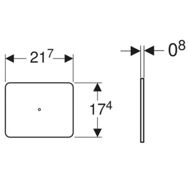 Plaque de recouvrement GEBERIT
pour unité pour compteur d'eau
compacte, chromé poli
TEAM-NR: 871509.000.538