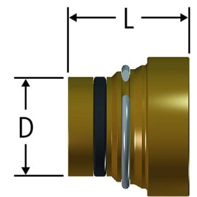 Bouchon d'obturation RN
enfichable pour distributeur
Optiflex, 86120.21
en bronze CC246E