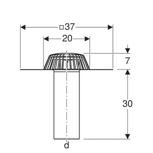 DACHWASSEREINLAUF KONV BITUMEN
359.037     110 MM