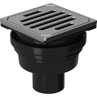 Geberit PE-HD, Grille-avaloir Varino, vertical