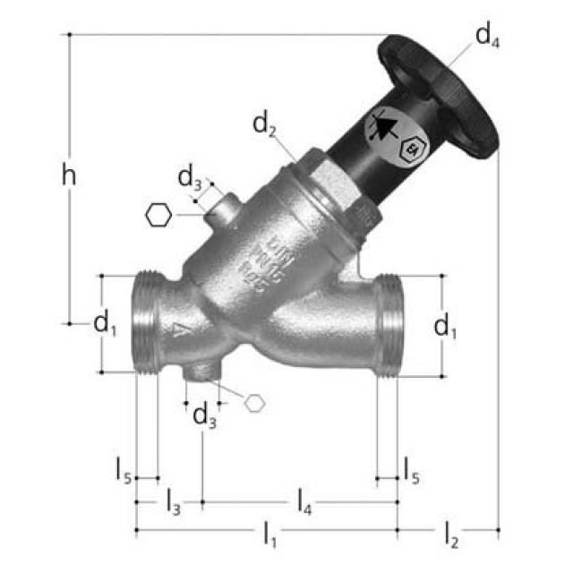 JRG KRV ABSPERRBAR IG O. ENTL.
5281.020  BAUREIHE 1     DN 20