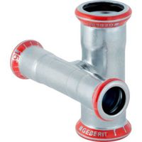 Raccord en croix 90° réduit Mapress acier carbone, décalé