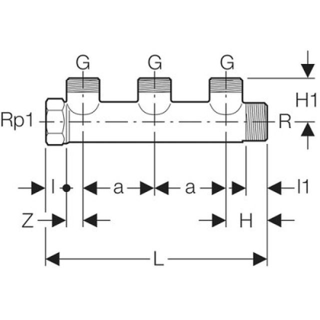 DISTRIBUTEUR TRIPLE 3/4
N° 602.423.00.1