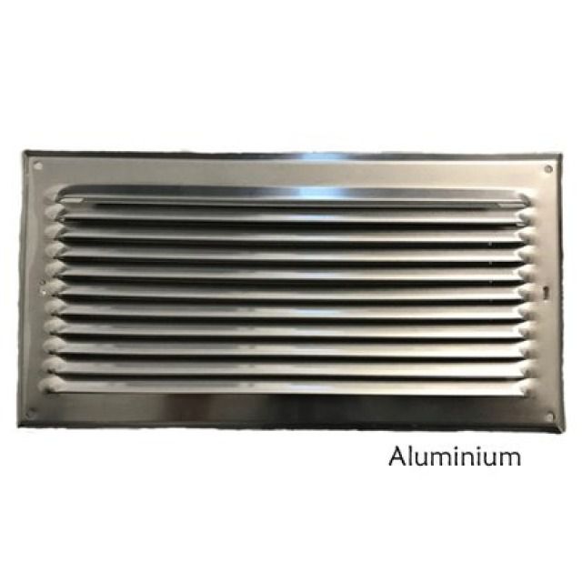 FLACHK. WETTERSCHUTZGITTER
CHROMSTAHL  290 X 150MM