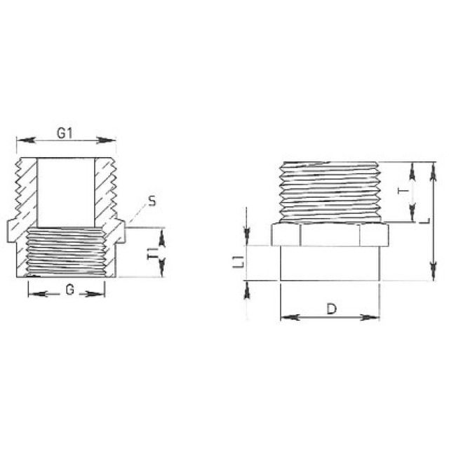 MS-REDUZIERSTK FLACHDICHTEND
6.0646              3/8-1/2"