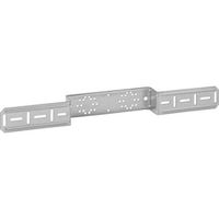 Mepla Plaque de montage avec décrochement, double, distance de raccordement 10 cm ou 12 cm