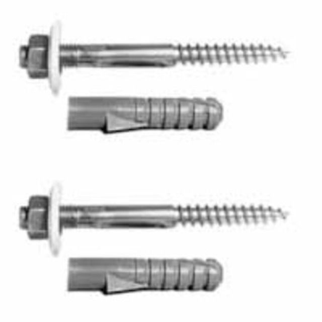 Vis à tampon set à 2
145 mm, tampon en plastique
Coloris: sans couleur