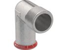 Equerre intermédiaire 90° Mapress acier carbone avec filetage extérieur