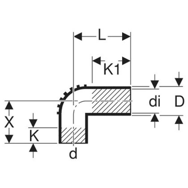 SILENT EQUERRE RACCORD SIPHON
305.904                  56 MM