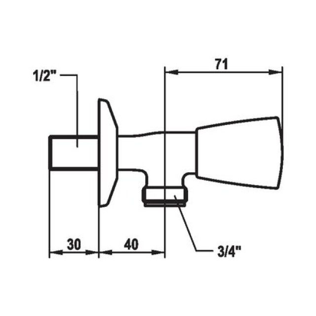 Robinet d'angle STAR
pour machine à laver, 1/2"
sans filtre
sans soupape de retenue
groupe acoustique I
Coloris: chromeline