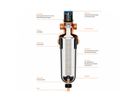 JRGURED Combi Hauswasserstation
DN25, O. Verschraubungen G11/4"
mit KS-Filterbecher
Werkseinstellung 4 bar
Rotguss