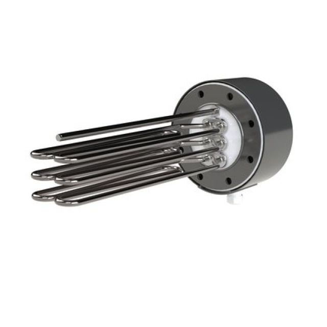 ELEKTROHEIZEINSATZ MIT FLANSCH
TYP KDW 1-6 KW 10131
FLANSCH 180 MM / 8-LOCH
THERMOSTAT EINSTELLBAR
EMPFOHLEN ZU 300L ERWÄRMER