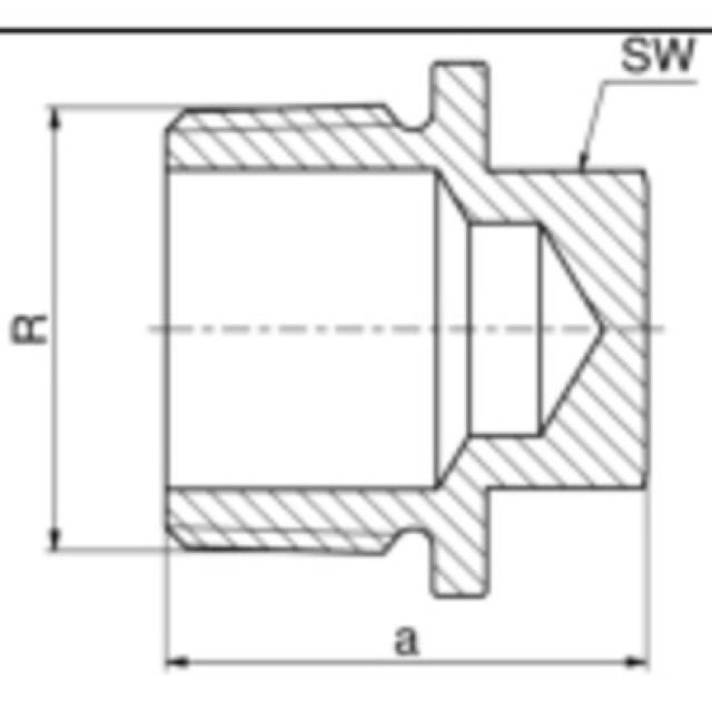 BOUCHON AVEC BOURRELET
8290                      3/4"
EN BRONZE AU SILICIUM