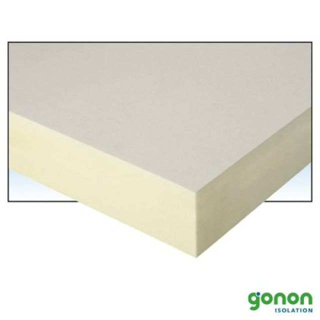 goPIR M 80 mm Vlies
Format: 1200 x 600 mm
Lambda D: 0.025 _ 0.027 W/mK
Dichte: 30 _ 35 kg/m³