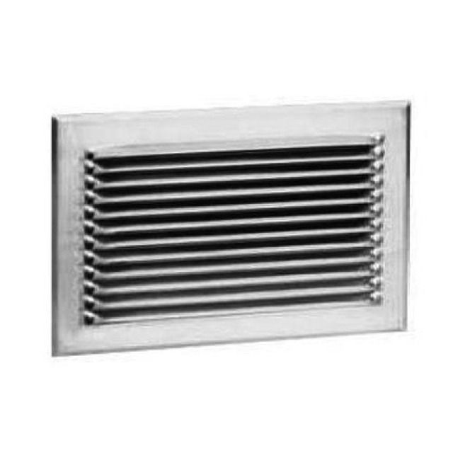 WETTERSCHUTZGITTER          CU
M.LAMELLEN U.GITTER 390X100 MM