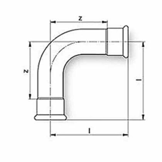 COUDE ACIER-ZINGUE 90°-54 MM
STEELPRESS ART. 381.054.900