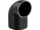 Geberit PE-HD, Coude 90° réduit, à branche longue et petit rayon