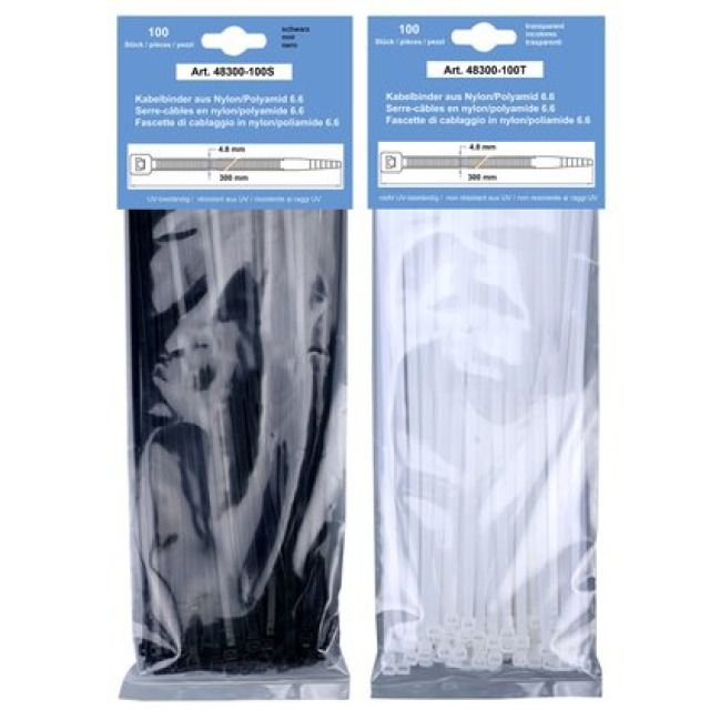 Collier de serrage noir
150 x 3.6 MM   PKT. A 100 STK