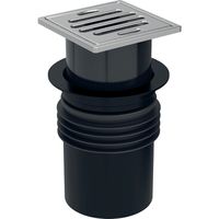 Geberit grille-siphon Varino à emboîter 10x10cm