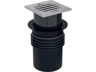 Geberit grille-siphon Varino à emboîter 10x10cm