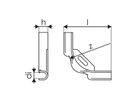 Uponor Multi support courbe en plastique 10-12
