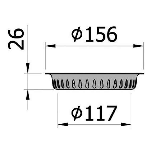 ACO DACH-/BODENABLAUF
408203 SCHMUTZEIMER