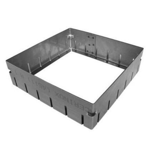 KIESRAHMEN               CR-NI
200 X 200 / 40 MM