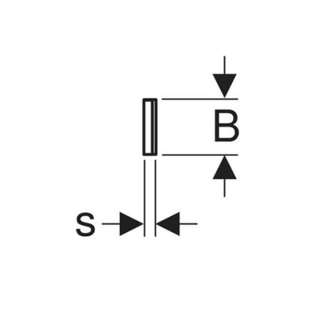 Bandage isolant en mousse PE
autocollant, 360 x 7 x 3 mm