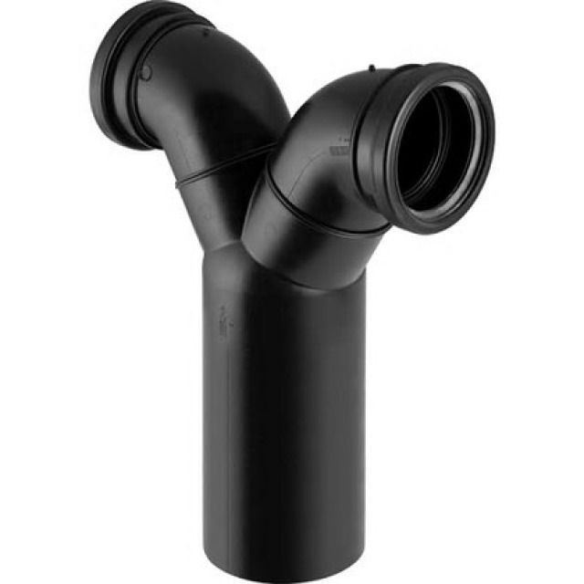 GEBERIT PE DOUBL COUDE WC SUSP
367.923    180°    90 / 110 MM