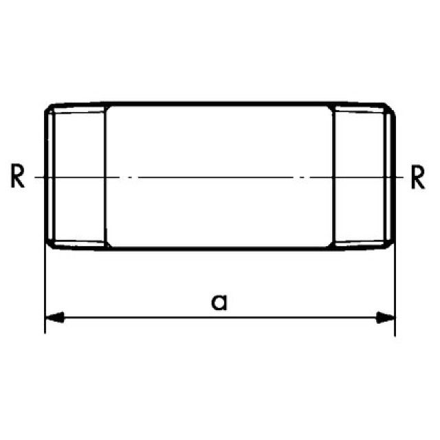 MESSING-DOPPELNIPPEL
6.0530 2" - 140 MM