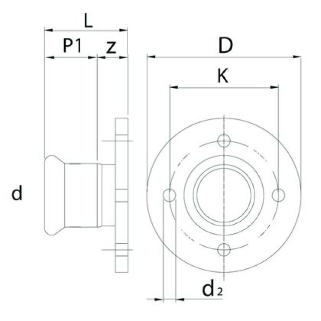 Profitec PressSteel
Press-Übergangsflansch, 15mm