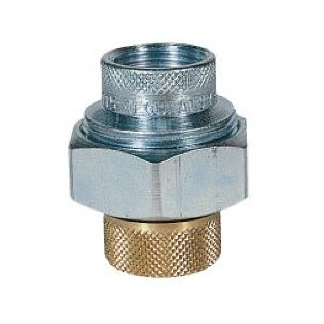 Raccord diélectrique FF
3/4" zinc-laiton