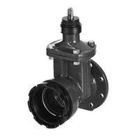 VonRoll Schieber mit Flansch und Schraubmuffe 5420