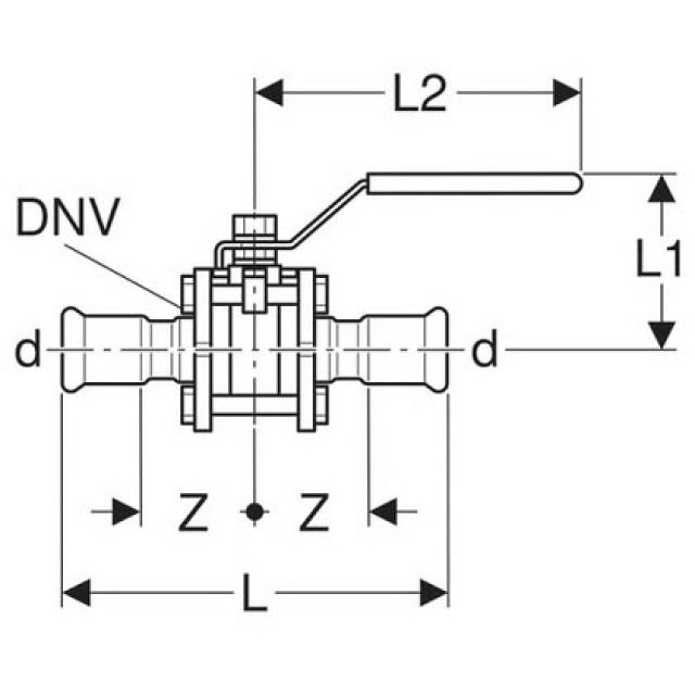MAPRESS KUGELHAHN NPW 1.4401
92103 GEFLANSCHT   28 MM
