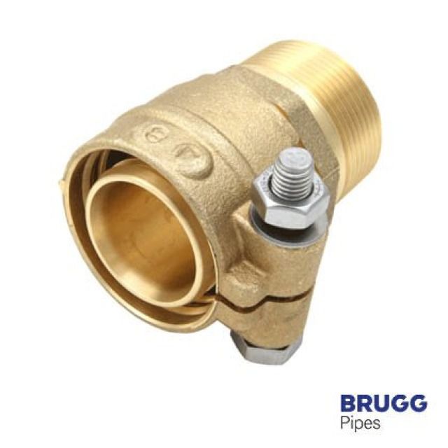 BRUGG Pipes Verschraubung
mit Aussengewinde Heizung
40x3.7 - 1 1/4"