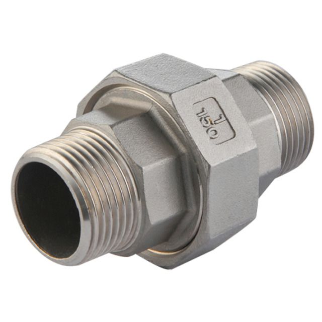 Raccord de tube M/M
1/2", étanchéité conique
Acier inoxydable (1.4408)