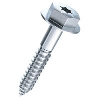 Tirefond galvanisé tête hexagonale