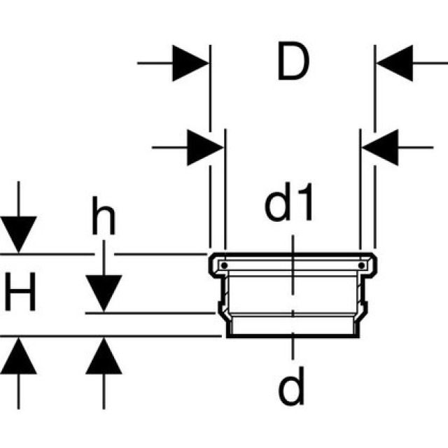 GEBERIT RACC MANCH A EMBOÎTER
366.993                  90 MM