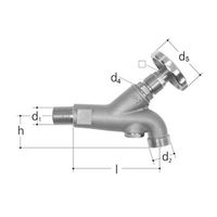 JRG, 7015, Robinet à bec, PN 16