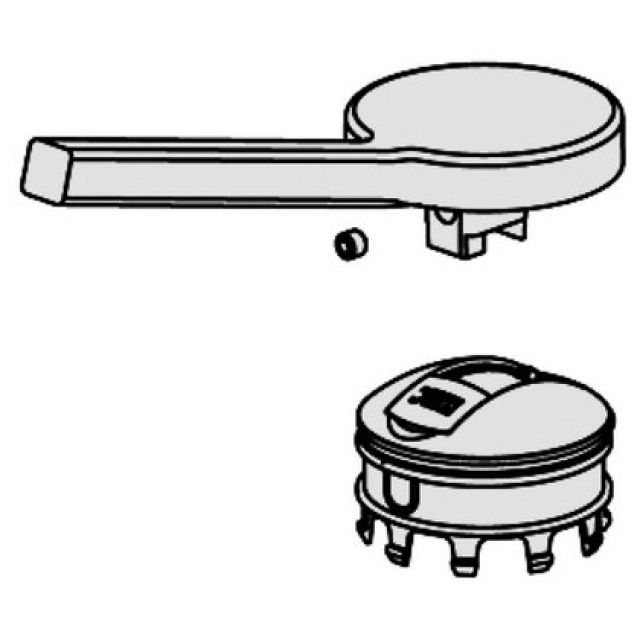 Hebelset komplett KWC
zu Spültischmischer AVA
Z.536.602.000