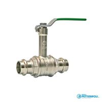 Vanne à bille à sertir avec col de tige allongé Pettinaroli P100L