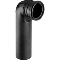 Silent-db20 Coude de raccordement 90° pour WC au sol, prolongé, à petit rayon