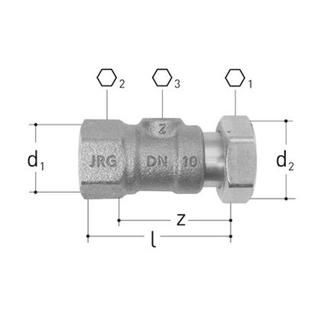 JRG VERSCHRAUBUNG ABSPERRBAR
8339.240                  1/2"