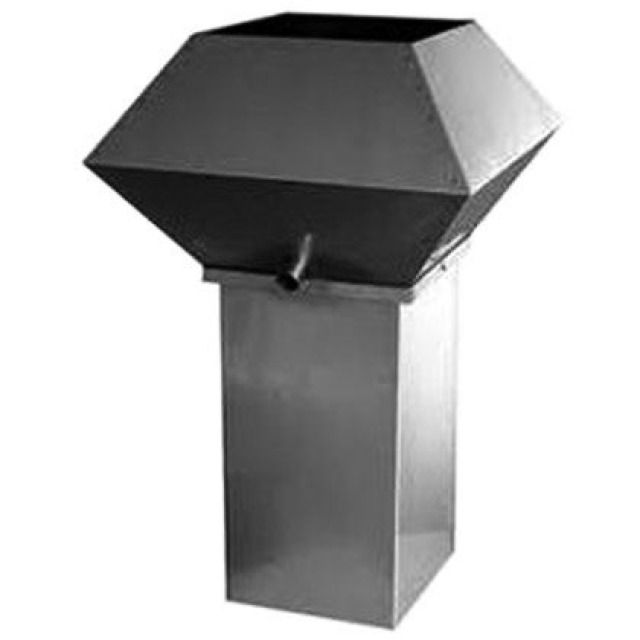 ABLUFT-REGENHUT AE          AL
OHNE ZARGE  200 / 200 / 500 MM