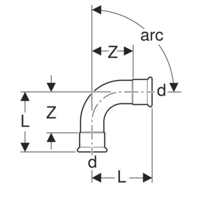 COUDE MAPRESS 90°-18 MM  20103