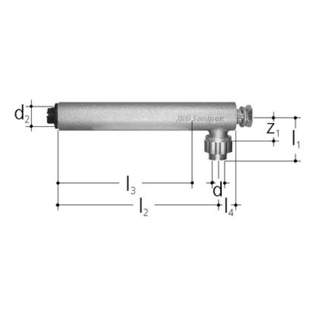 SANIPEX ARMATURENANSCHLUSS
5414.130     1/2" - 16 -130 MM
