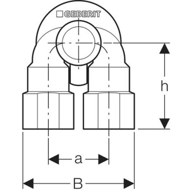 Set d'isolation phonique pour
équerre de racc. 90° double
604.805