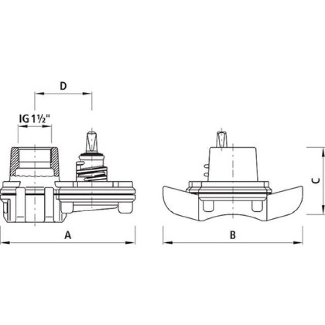 PLOT PRISE UNIVERSEL POUR 2400
PERÇAGE HAWLINGER IG 1 1/2"