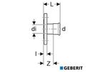 Geberit Mapress Therm bride PN10/16 avec manchon à presser