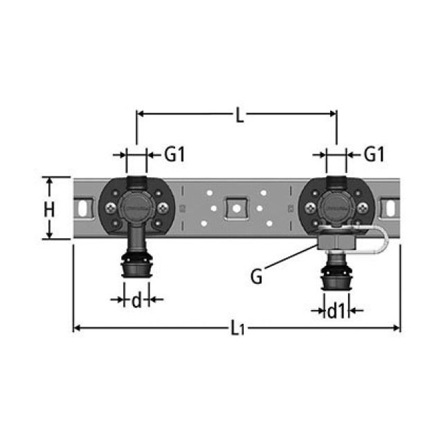 OPTIFLEX FLOWPRESS KÜCHEN
GARNITUR 84225.21 16x16MM